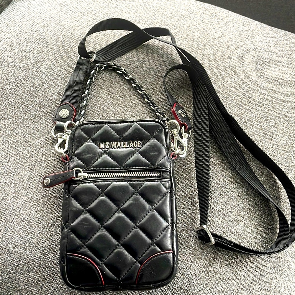 🎈SOLD🎈MZ Wallace LEATHER Micro Crosby *rare*
